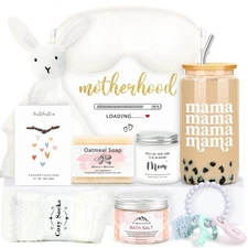 New Mom Care Package After Baby New Mom Gift Basket New Mom Gifts for Women A...