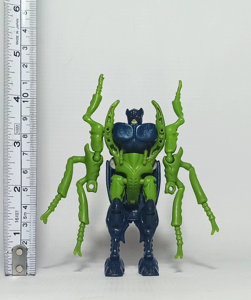 HASBRO VTG 1996 TRANSFORMERS BEAST WARS BASIC CLASS INSECTICON 100% COMPLETE - Image 2 of 4