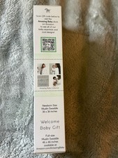 Amazing Baby Newborn Muslin Swaddle Blanket Green 36x36 Cotton Soft Baby Unisex