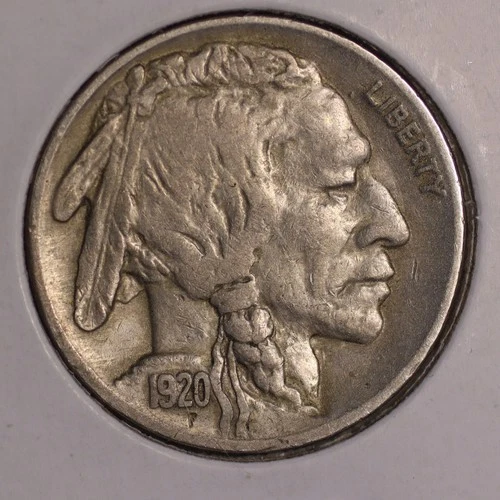 Buffalo Nickel. 1920 P. Extra Fine. Lot # 9063-204-08