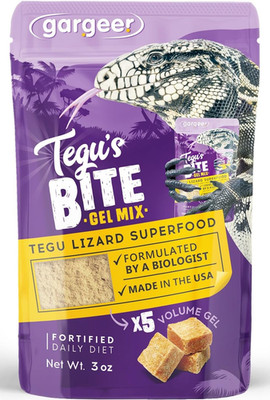 3Oz Tegu Lizard Food. Complete Gel Diet for Both Juveniles and Adults. Proudly M