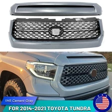 For 2014-2021 Toyota Tundra TRD Front Grille+Hood Bulge Molding 1H5 Cement Gray