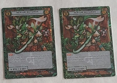 Cryptid Camp - NERIUM MOTHMAN 005/017 Full Holo and Rev Holo NM