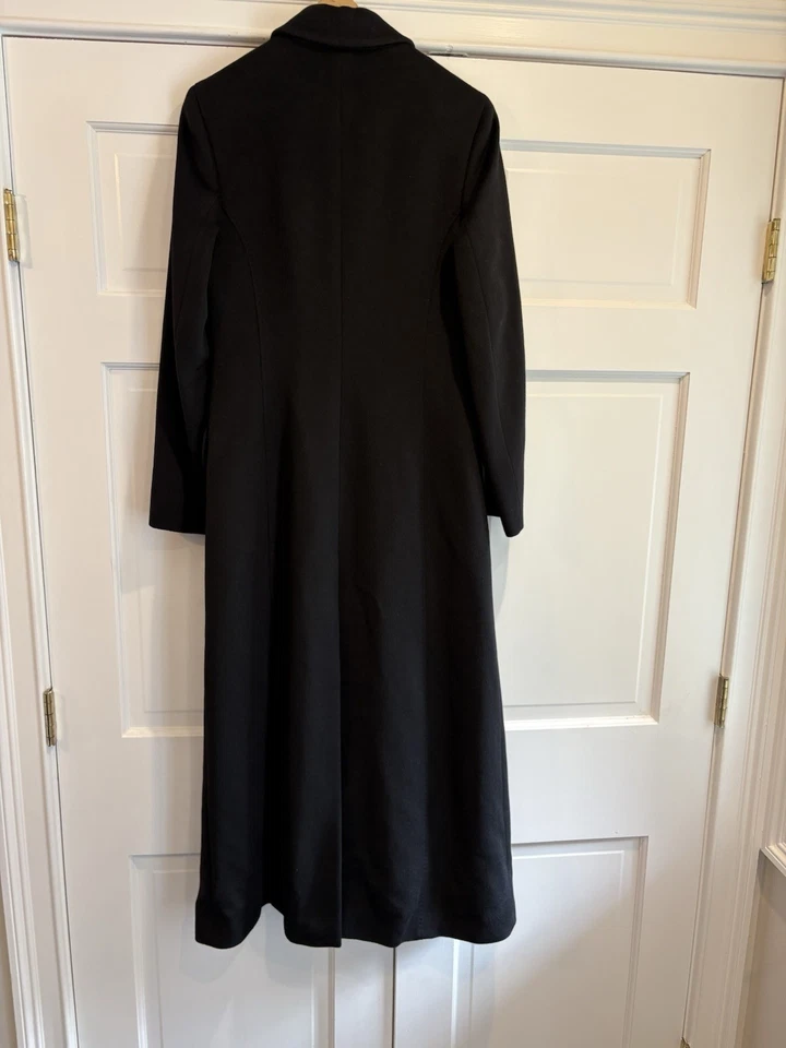 Abrigo Largo Belvest Italia Lana Angora Cachemira Ajuste Acampanado Mujer’s Talla 42/US 8 USADO EN EXCELENTE ESTADO Foto 2 de 4