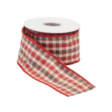Plaid Holiday Ribbon Set of 2