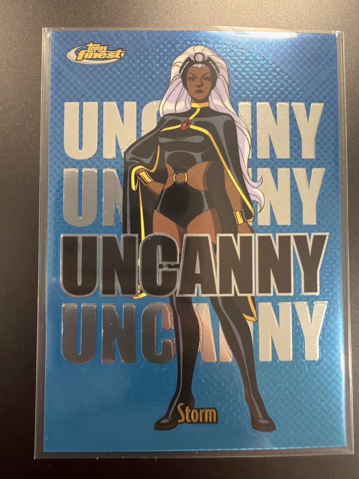 2025 Topps Finest Marvel X-Men '97 Storm Uncanny Short Print Refractor #91 SP
