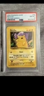 1999 Pokemon Base Set Unlimited Pikachu Yellow Cheeks, #58/102 PSA 8