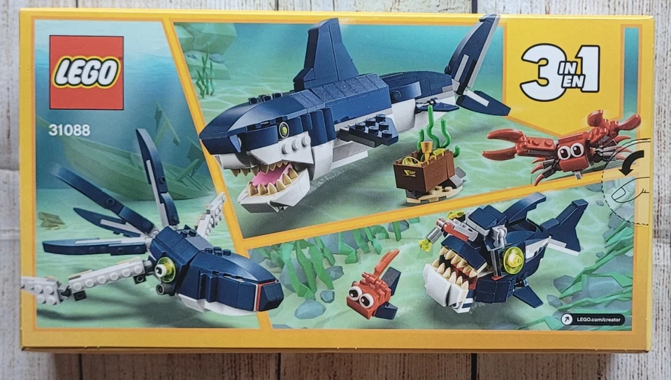 LEGO CREATOR: Deep Sea Creatures (31088) NIB **ON HAND** - Image 2 of 2