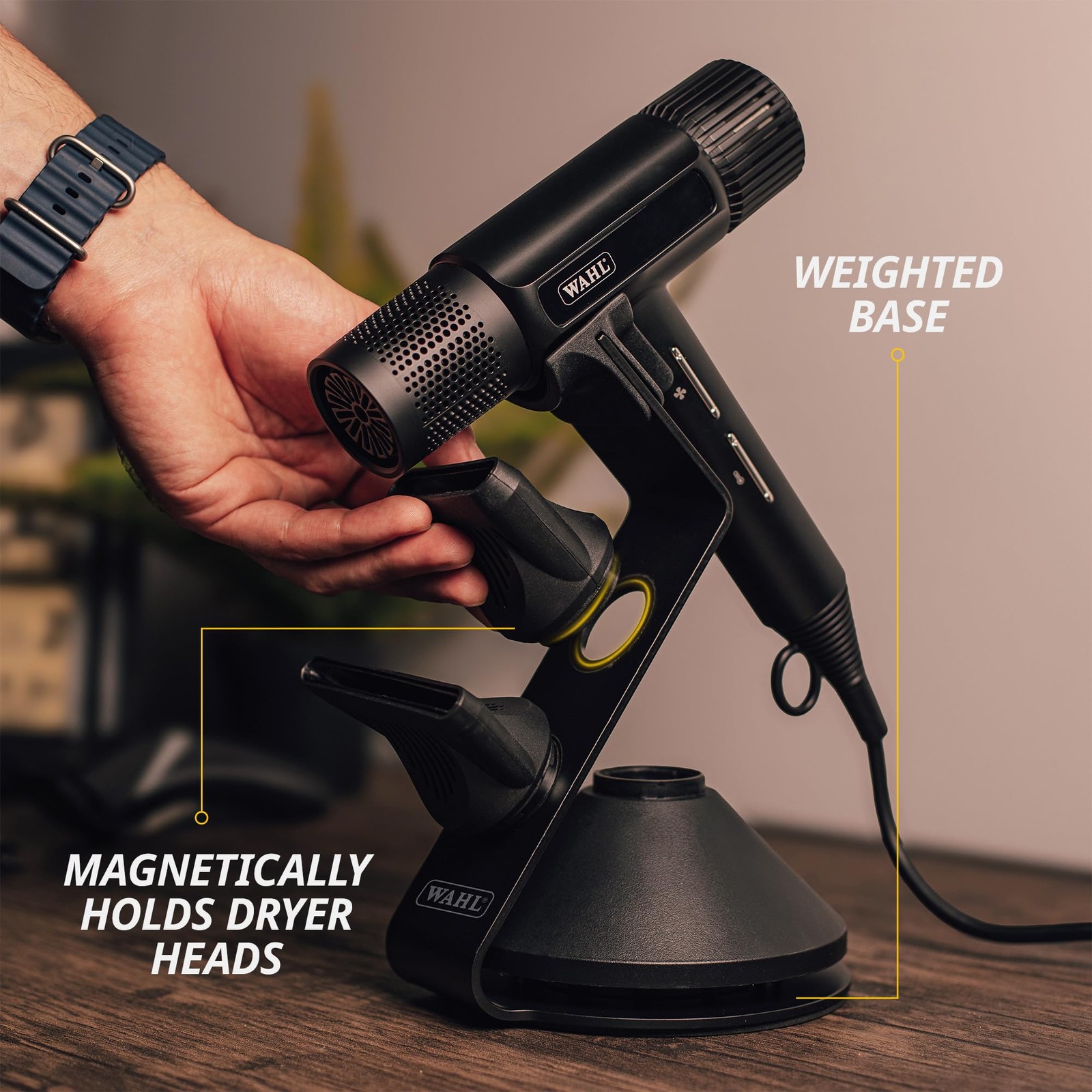 Supporto Professionale WAHL Vanquish per Phon e Diffusore - Prezzo Top - 4