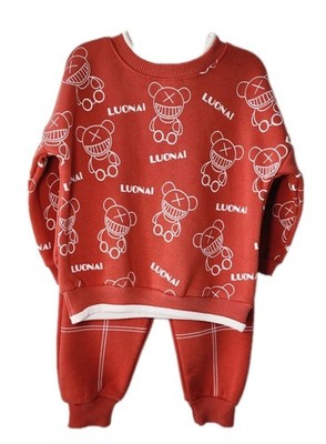 Baby Toddler 2 Pieces Set Long Sleeve Sweatshirt w/Pants Size 18 Months