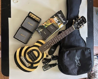 Epiphone Zakk Wylde Les Paul Pee-Wee guitar micro amp set | eBay
