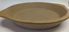 Stoneware Rada Cutlery 10โ Pie Plate Made In USA round w handles