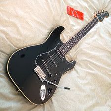 Fender Japan Aerodyne Stratocaster Guitar AST-M Black Medium Scale DiMarzio PU