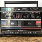 Sanyo MW250 Radio Cassette Recorder Boombox Vintage 1980s