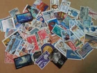 Collection 100 US stamps - 250th Birthday series-#13 First Flight to Outer Space
