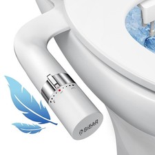 Bidet Attachment For Toilet, Ultra-Slim Dual Nozzle Bidet Toilet Seat, Non-El...