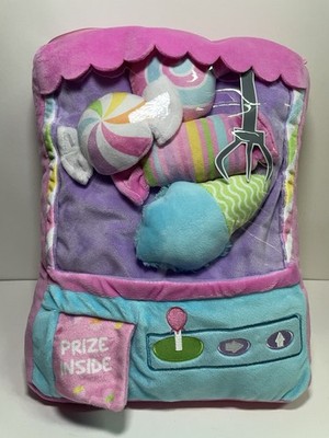iscream  Sweet Surprise Claw Machine Fleece 5-Piece Play Pillow Set  14'' x 10''