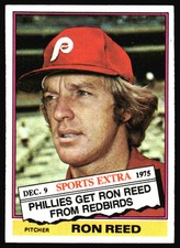 1976 Topps Ron Reed #58T Philadelphia Phillies