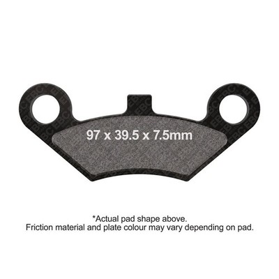 EBC M/cycle R Series Brake Pads Front Left for Goes 625i UTS Side x Side 2013-14