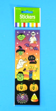 Halloween Night Glossy Stickers 1 Sheet Sticker Pack