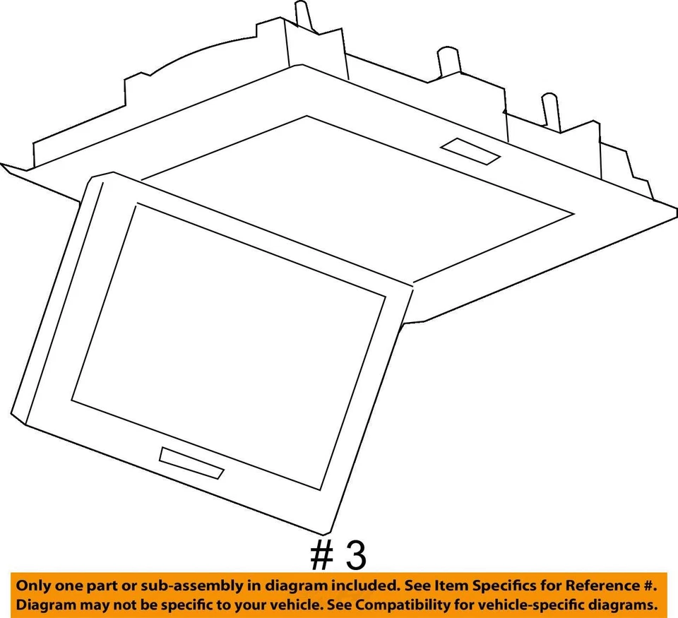 Sistema de entretenimiento con pantalla Info-GPS-TV Opt U42 compatible con 07-14 ESCALADE 560357 Foto 4 de 4