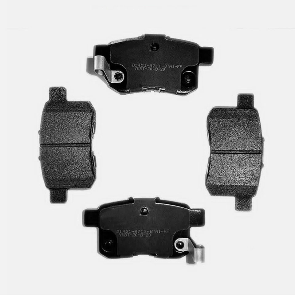 Front Rear Ceramic Disc Brake Pads Set For Honda Accord 2013 2014 2015 2016 2017 Foto 2 de 4