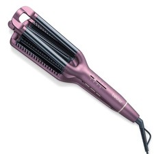 HT65 4-in-1 Wave Styler, 3 Barrel Curling Iron, Adjustable Deep Hair Waver Wand