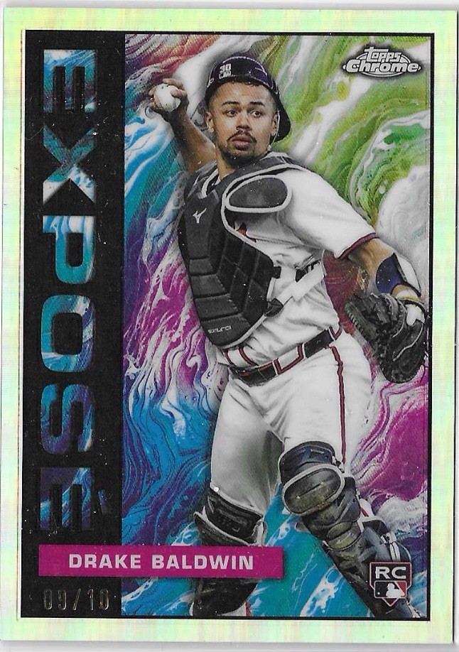 2025 Topps Chrome Update Expose Drake Baldwin 8/10 RC