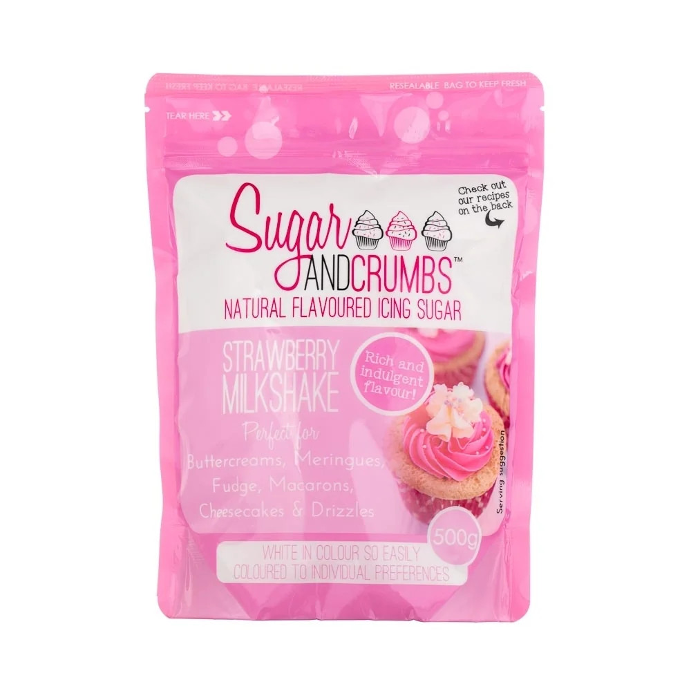 Strawberry Milkshake Icing Sugar 500g
