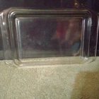 PYREX 550 C Space Saver Lid Vintage Clear Glass Rectangle Casserole LID ONLY