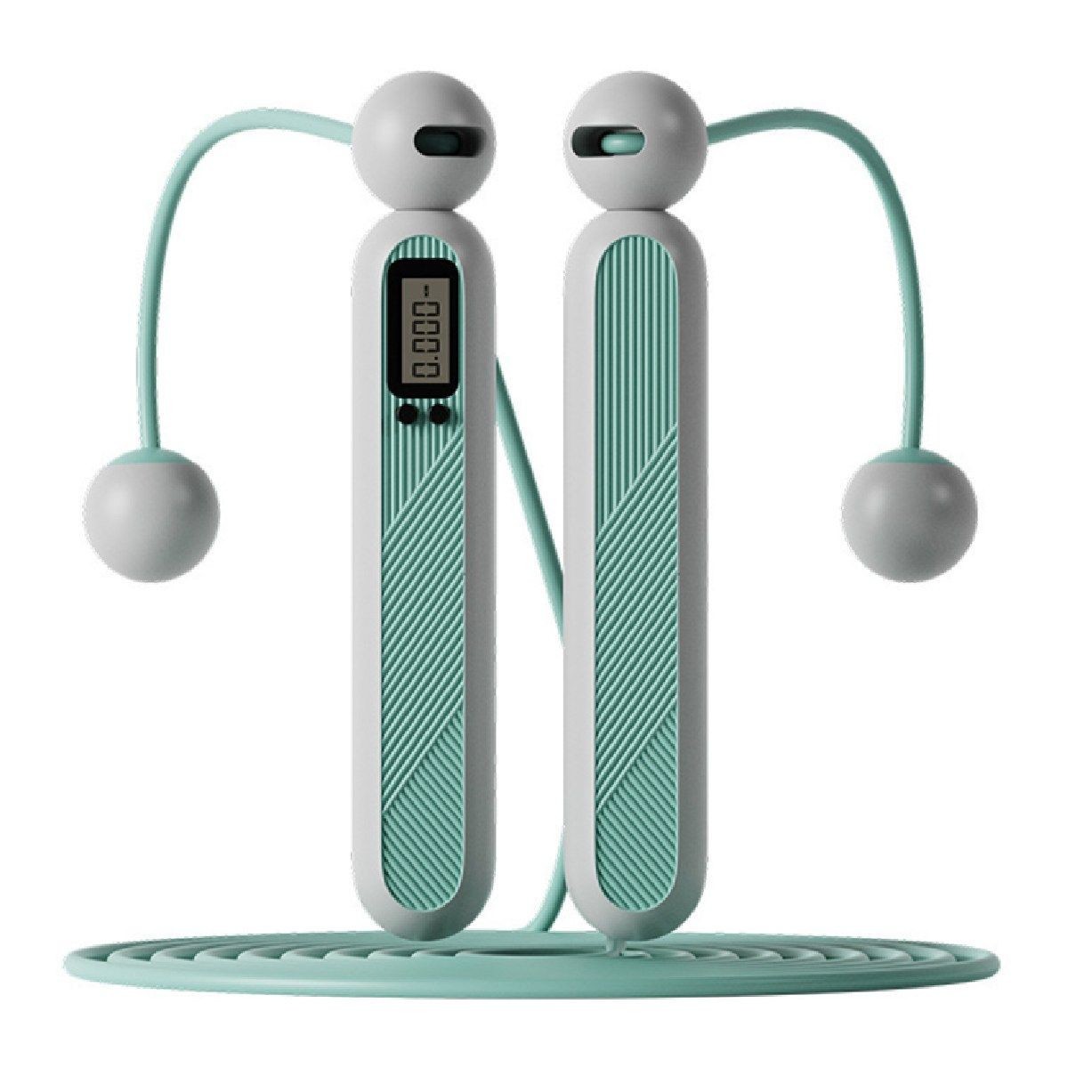 Corde à sauter à compteur électronique Julia bleu pour sport maison