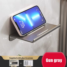 Porta Fazzoletti in Alluminio Da Parete Da 1 Pezzo - Senza Trapano, Facile Da In