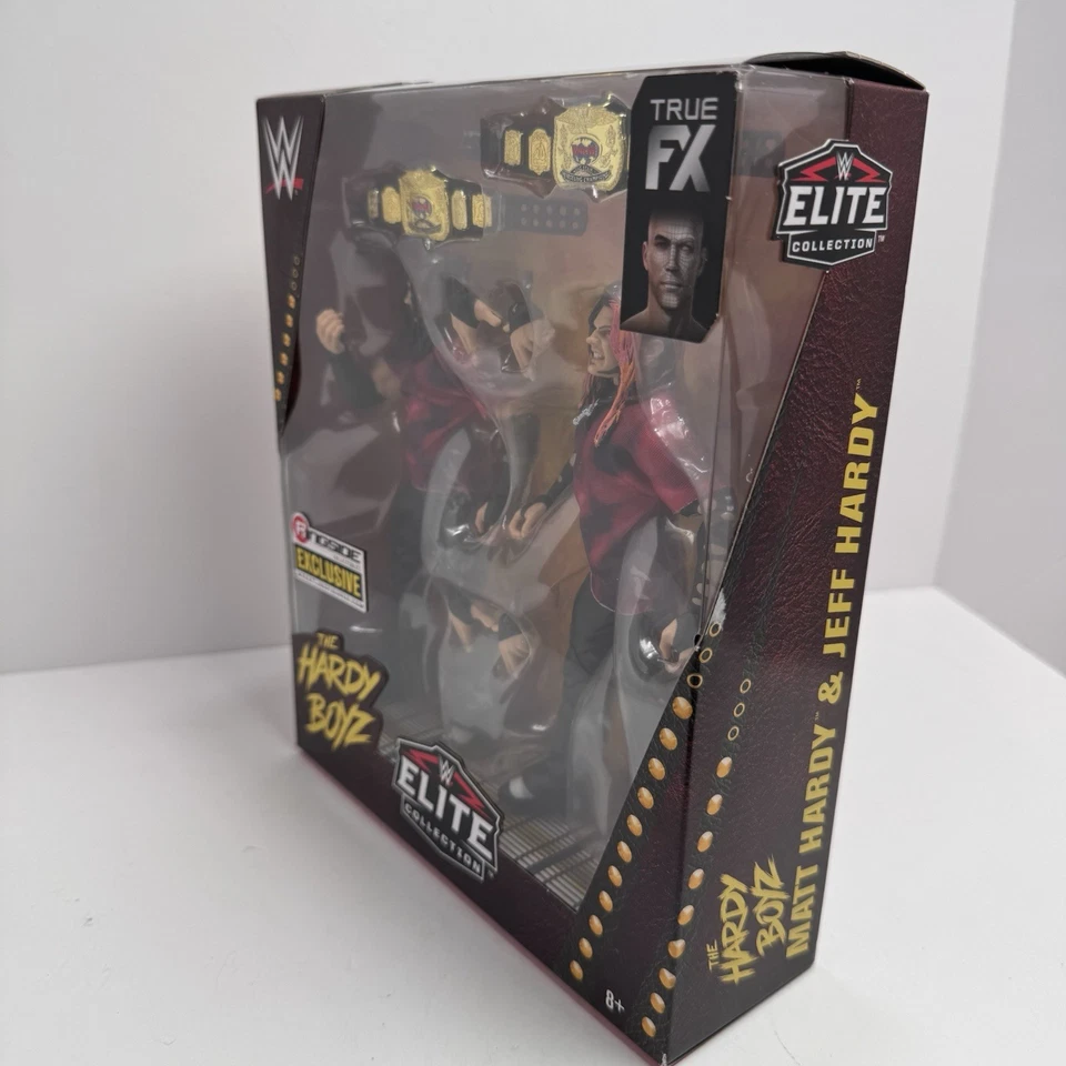 WWE Hardy Boyz Elite 2-Pack Ringside Exclusive w/ Tag Team Belts - Image 4 of 4