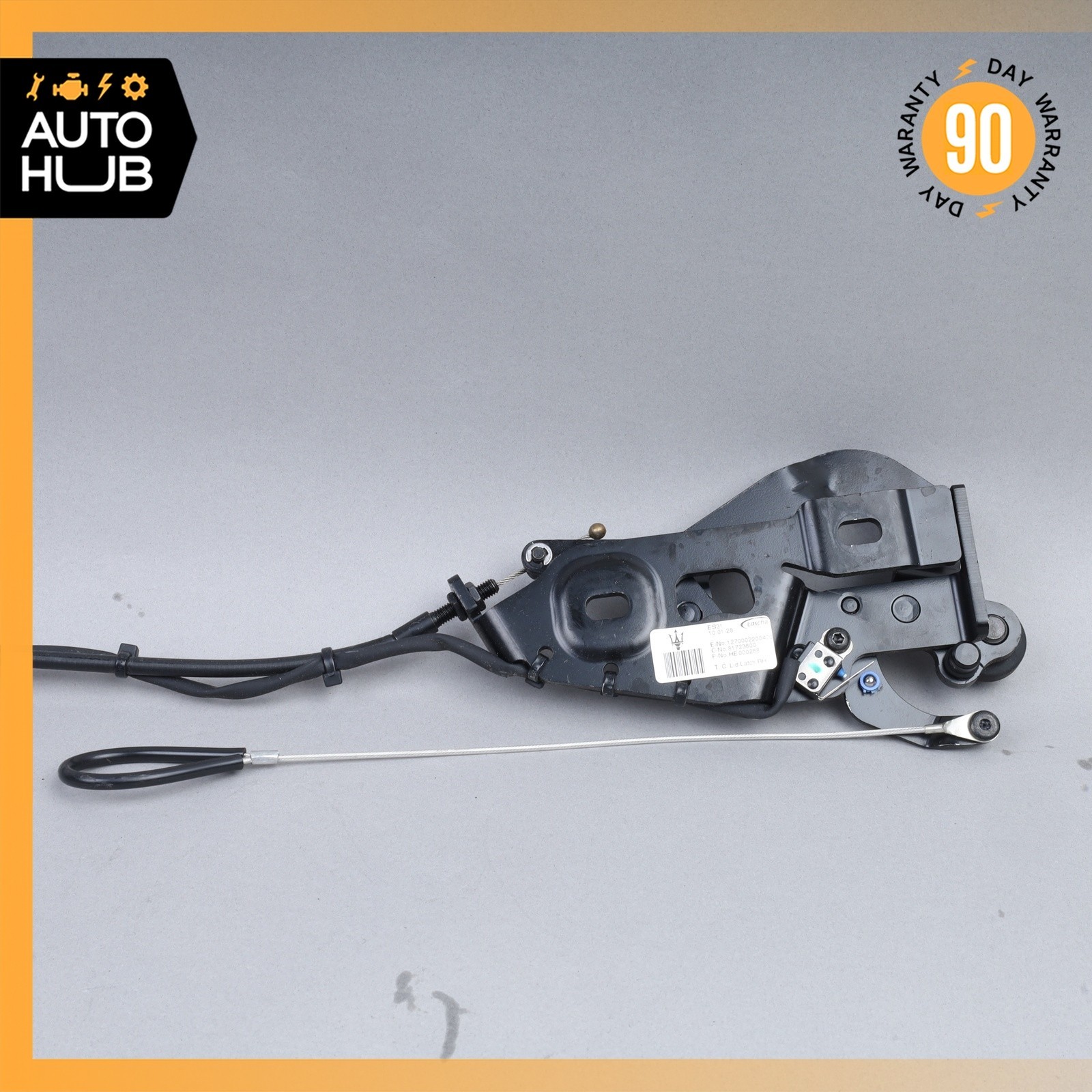 10-19 Maserati GranTurismo M145 Right Tonneau Cover Lock Latch w/ Switch OEM 23k