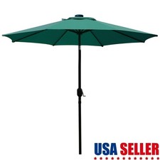 Market 9' Patio Umbrella Outdoor Table W/ 8 Sturdy Ribs Shade Sun Protection New