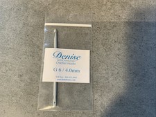 Denise Interchangeable CROCHET Hooks REPLACEMENT TIP Size G 6/4.0mm NEW