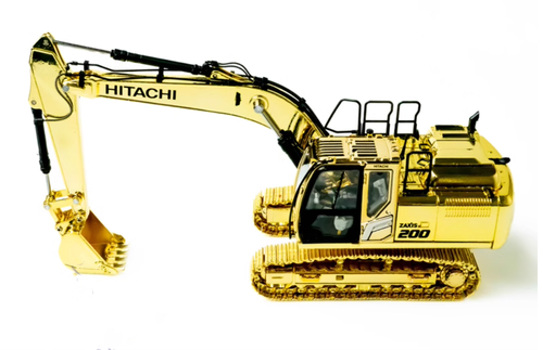 1:50 25CM ZAXIS ZX200-7 Excavator Construction Machine Equipment Diecast Model - Picture 4 of 10