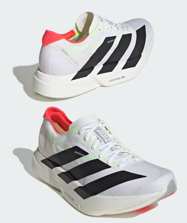 ★Adidas★Adizero Adios Pro 4 Cloud White Core Black★大人気 The adidas Adizero Adios Pro 4 Cloud White Core Black