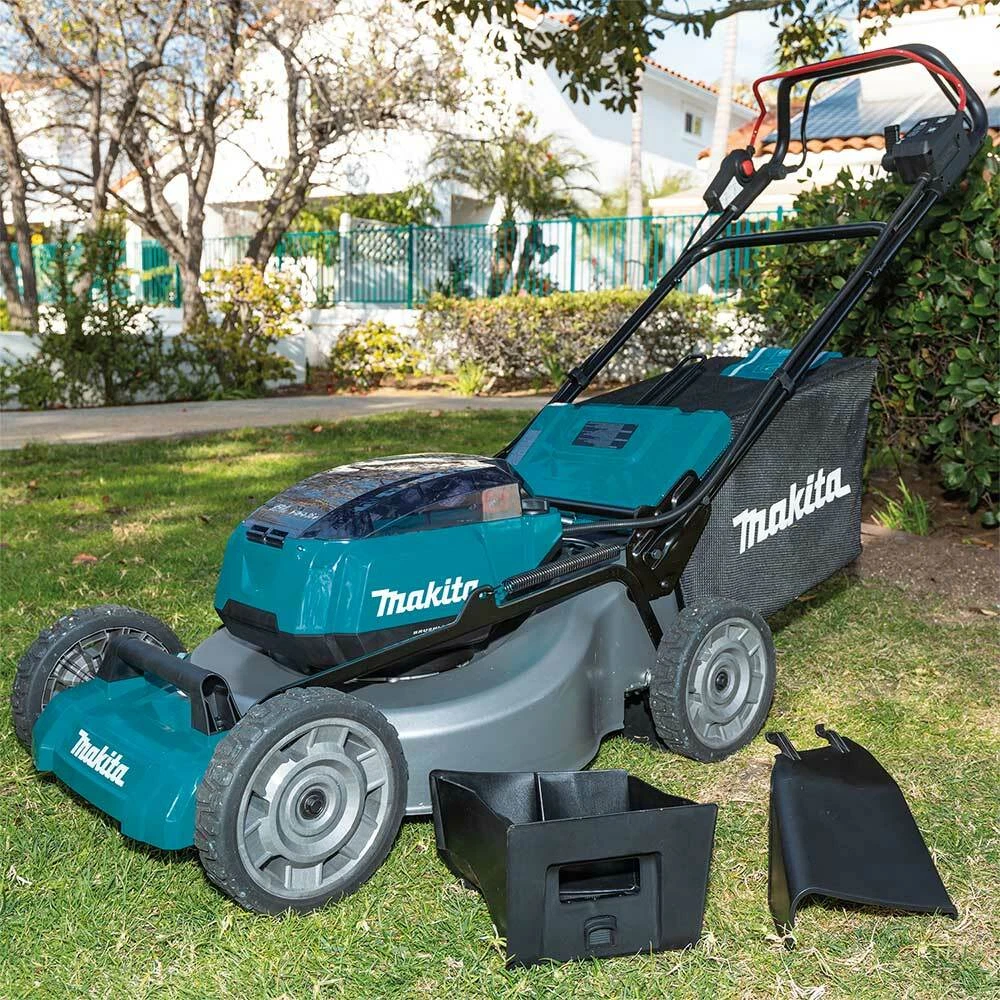 Makita XML08PT1 18V X2 36 21&#034; Self Propelled Lawn Mower w/ 4 Batteries 88381896047 |