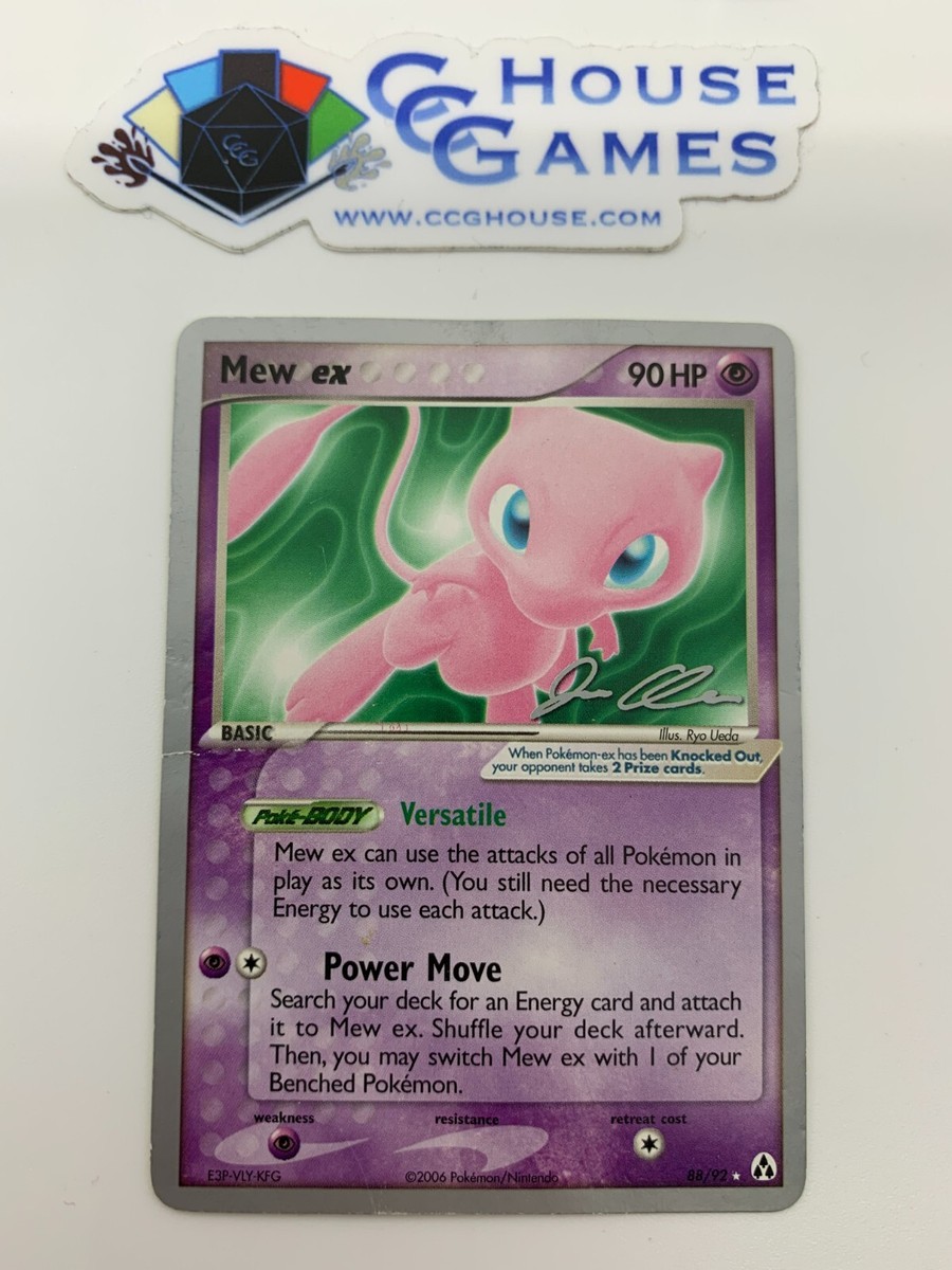 Mew ex 88/92 EX Legend Maker World Championship 2006 Pokemon #A