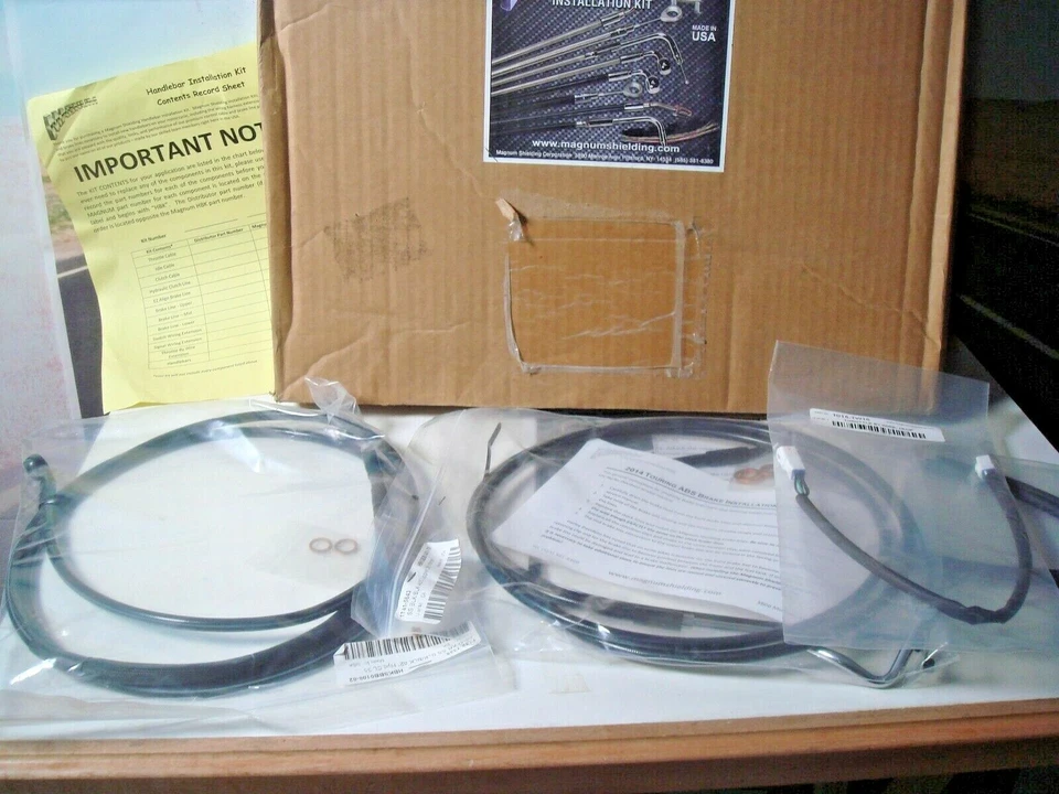 Harley FLH Handlebar Kit 15"-17" Apes 2017-2020 Magnum 486852 Black Vinyl XR Y1 - Image 2 of 3