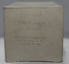 1" Heavy Duty Brass Spring Loaded In-Line Check Valve w/Threaded Valve Ports Lot