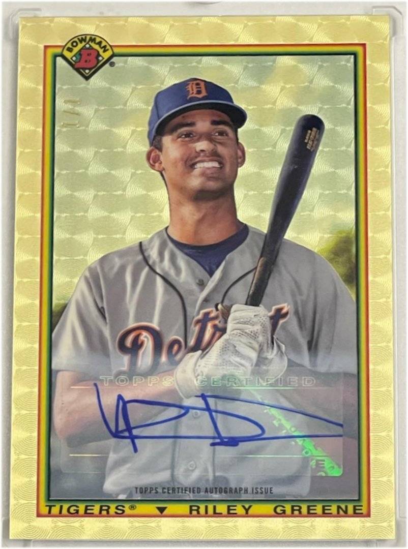 リリー・マルレーン Riley Greene 2020 Bowman Chrome Auto Signed Superfractor 1/1