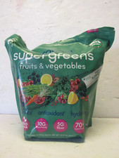 Zena Organic Super Greens Fruit  Vegatables Powder, 45 Sealed Packets