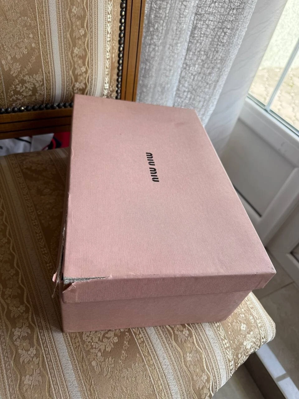 MIU MIU MADE IN ITALY CON SCATOLA ROSSO VERNICE TACCO DECOLTE DONNA TAGLIA EU 38