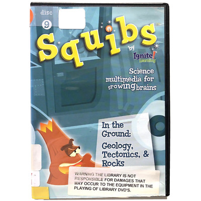 Squibs Science Disc 9 In The Ground Geology Tectonics & Rocks  DVD 857442001092