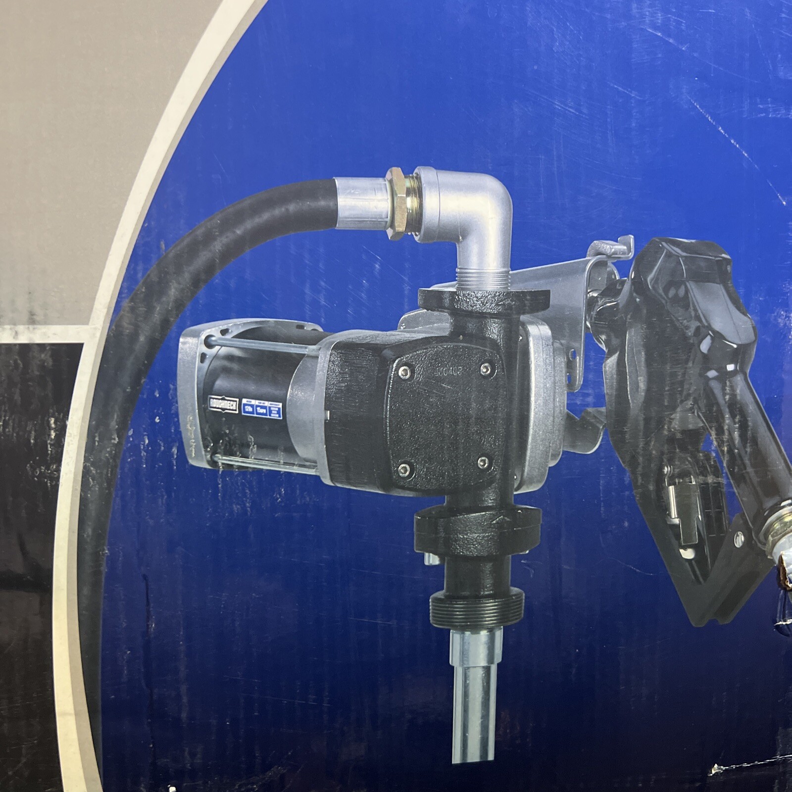 Roughneck HD Fuel Transfer Pump 15 GPM 120V AC Manual Nozzle Not Tested