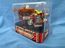 MOTORWORKS RC Radio Control Mini Racer MOTORCYCLE 2003 Planet Toys UNTESTED