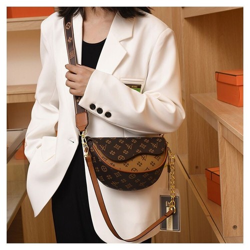 Brown And Tan Crossbody Bag - Picture 3 of 7