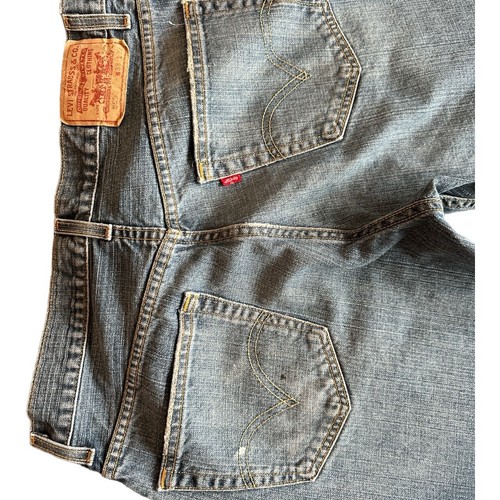 Jeans Levis 559 uomo relaxed dritto 33x32 lavaggio medio vernice macchiata #0494ED - Foto 3 di 15